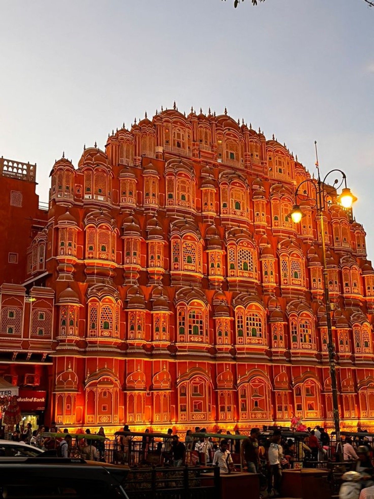 Hawa Mahal facade at Jaipur